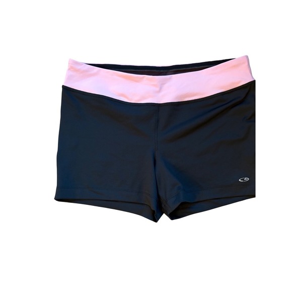 Champion‎ Women's Activewear Shorts Pink Waistband Athletic Gym Workout - Picture 2 of 4